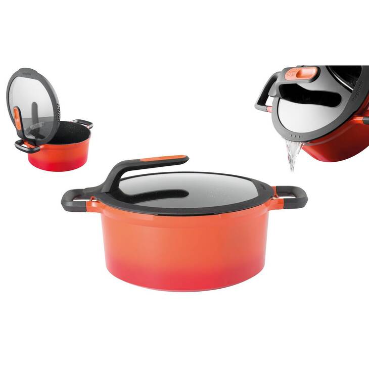 2307403 BERGHOFF GEM STAY COOL TENCERE TURUNCU 28 CM