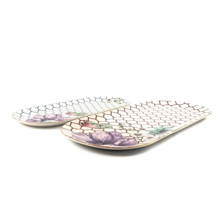 310004 LİLY 2Lİ OVAL SERVİS TABAĞI