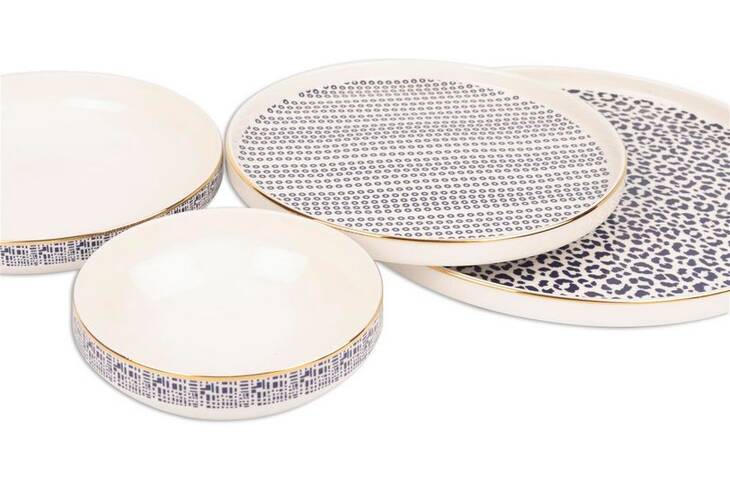 316952 BLUE MODERN 24 PARÇA YEMEK TAKIMI