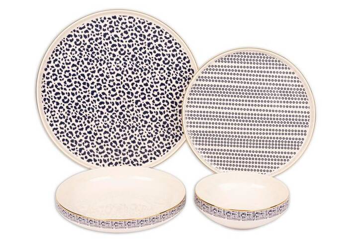 316952 BLUE MODERN 24 PARÇA YEMEK TAKIMI