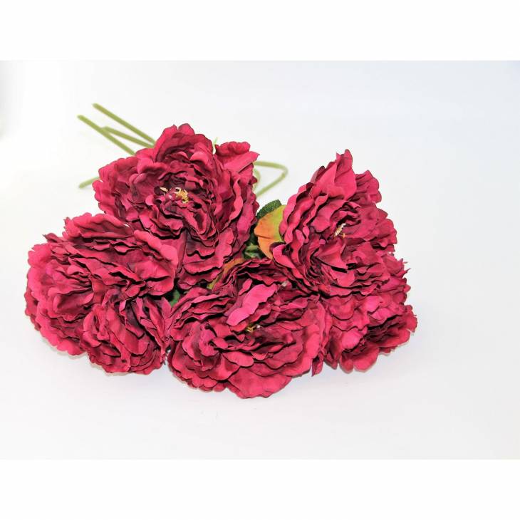 318659 Bordo Şakayık 6Lı Yapay Çiçek