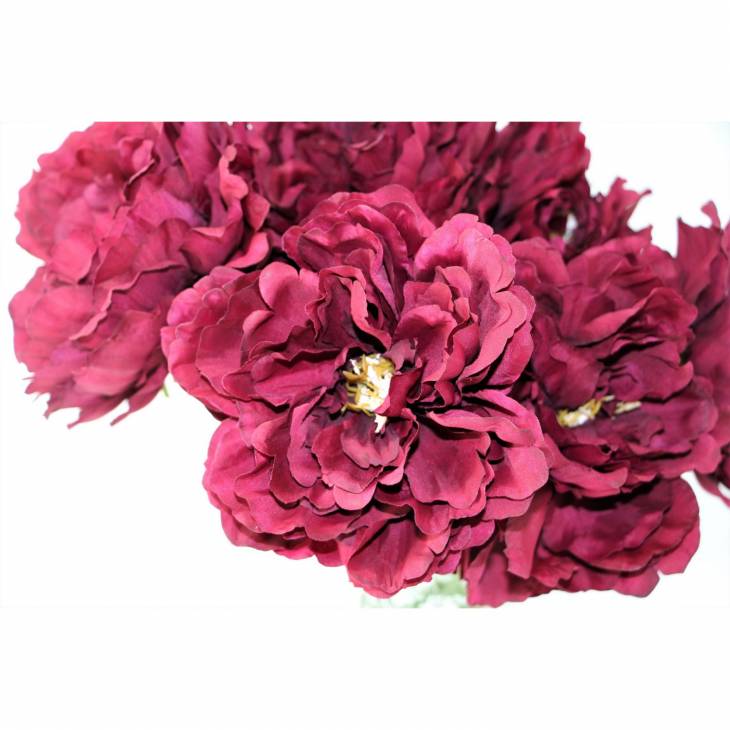 318659 Bordo Şakayık 6Lı Yapay Çiçek