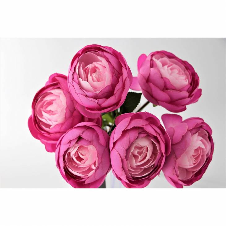 320669 Pembe Erengül 6Lı Yapay Çiçek