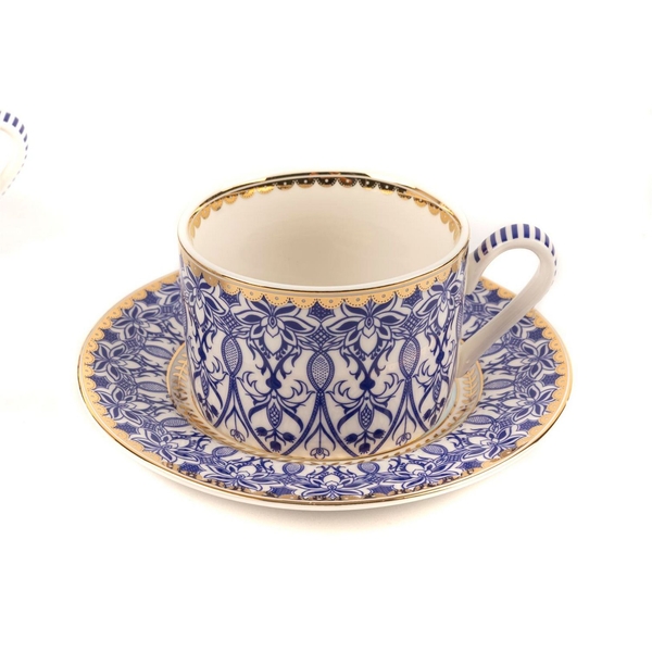 EZEM - 317140 Blue Dream 6'lI Çay Fincan Seti