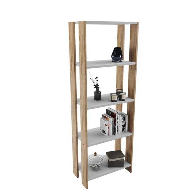 Bienwood Bie-7029 Ahşap-MDF 5 Raflı Kitaplık