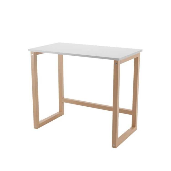 BİENWOOD - Bienwood Bie-7041 Ahşap-MDF Beyaz Çalışma Masası