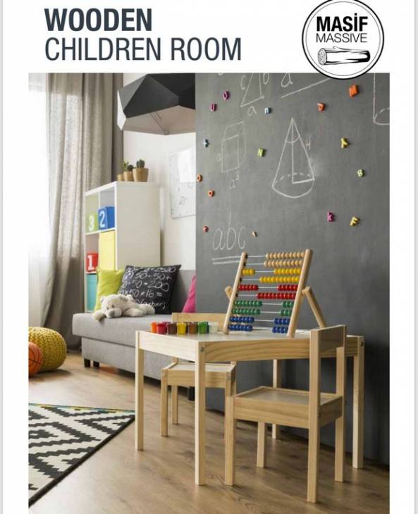 Bienwwod Bie-6001 BIA ÇOCUK MASA SANDALYE TAKIMI