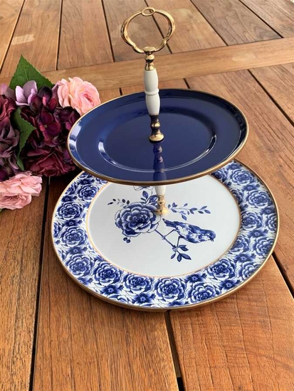 EZEM - BLUE ROSE EMAYE KATLI KURABİYELİK