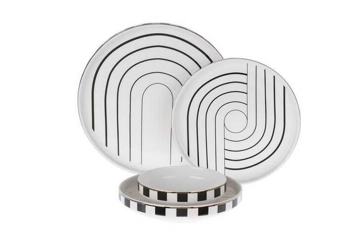 LYXI 011 JILLIAN 24 PARCA BONE YEMEK TAKIMI