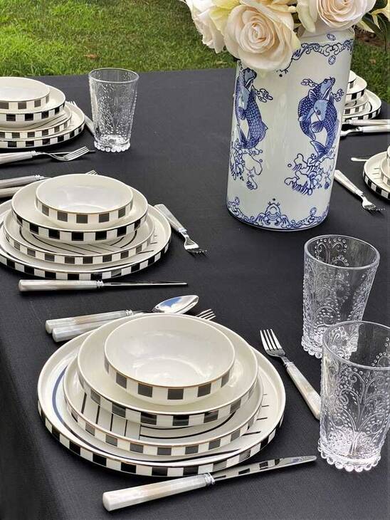 LYXI 011 JILLIAN 24 PARCA BONE YEMEK TAKIMI