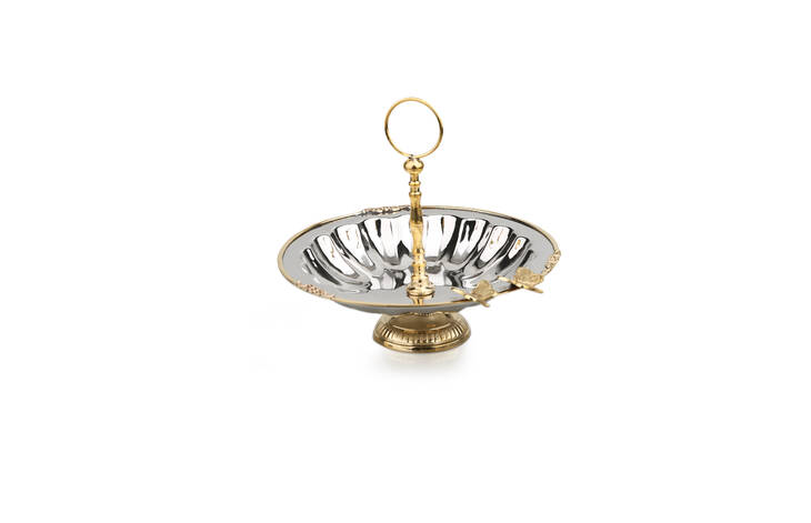 MI 032 SİLVER GOLD BUTTERFLY ŞEKERLİK 23&15 CM