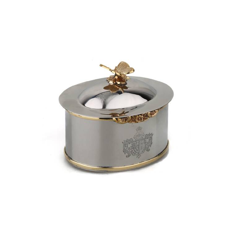 MI 042 SİLVER GOLD BUTTERFLY KAPAKLI ŞEKERLİK