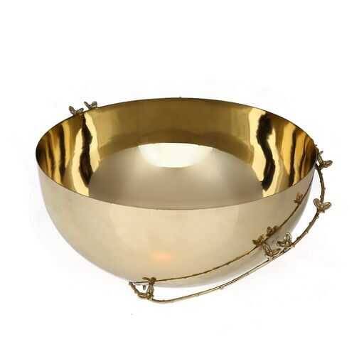 OE016 GOLD YUVARLAK BY MEYVELİK 31 CM