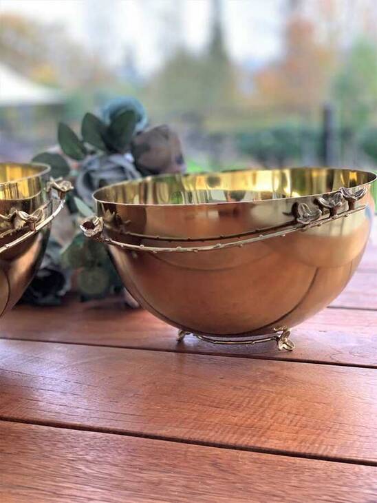 OE017 GOLD YUVARLAK MEYVELİK