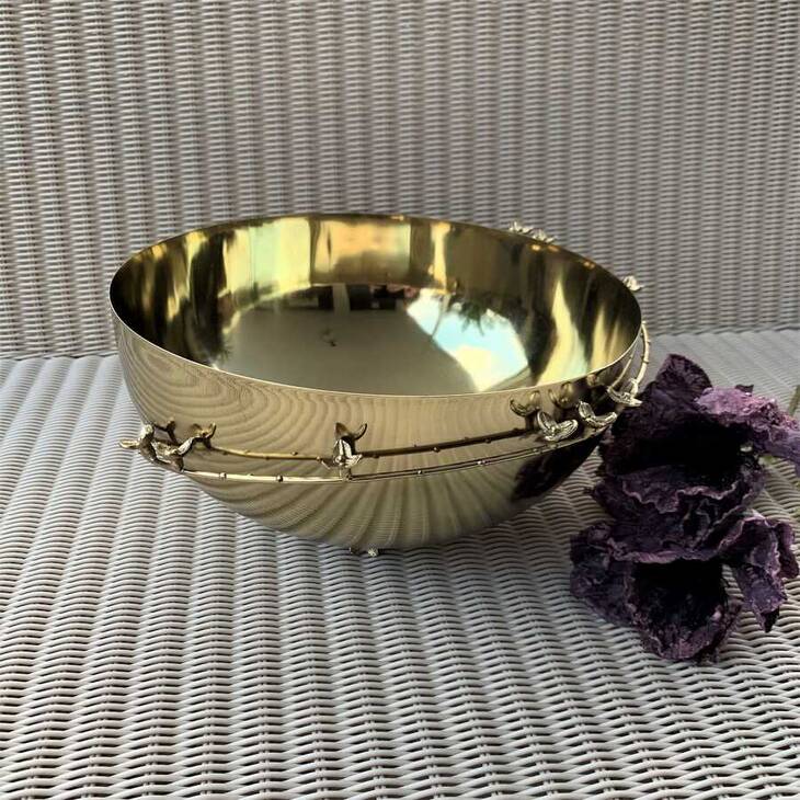 OE017 GOLD YUVARLAK MEYVELİK