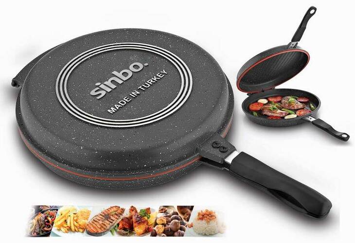 SİNBO SP-5222 ÇİFT TARAFLI DÖKÜM TAVA
