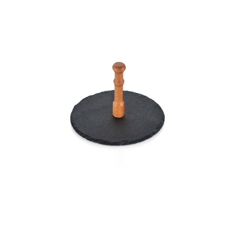 TABOO TAB-1134 AHŞAP SAPLI ORTA YUVARLAK ARDUVAZ TAŞ